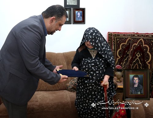 دیدار نورانی رئیس سازمان با خانواده معظم شهداء