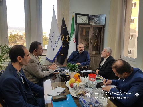 پیگیری موضوعات مربوط به مسائل توسعه ای و پیشرفت استان گلستان