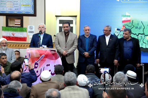 افتتاح سد مخزنی سیجوال بندرترکمن با حضور رئیس سازمان مدیریت و برنامه ریزی استان گلستان