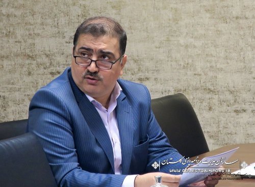 ناهیدی رئیس گروه اقتصادی سازمان در جلسه کمیسیون هماهنگی بانکهای استان