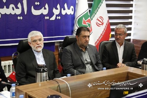نورانی رئیس سازمان در شورای راهبری تصادفات استان گلستان