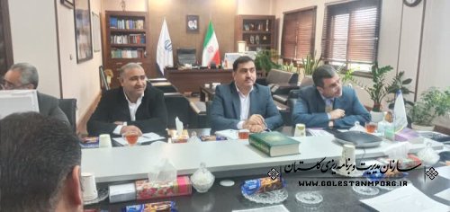 نورانی رئیس سازمان در پنجمین جلسه ستاد درآمد و تجهیز منابع استان