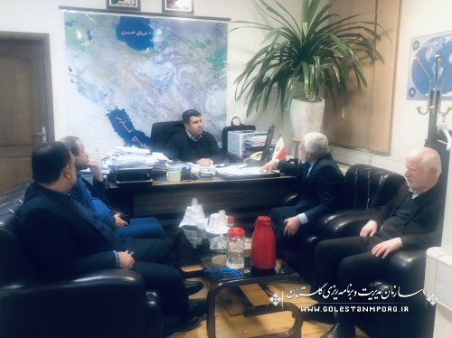 پیگیری نورانی رئیس سازمان در خصوص اعتبارات استان گلستان با مقامات ارشد سازمان برنامه و بودجه کشور