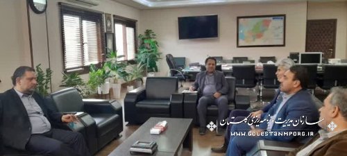 جلسه نورانی رئیس سازمان مدیریت و برنامه ریزی استان گلستان با مدیرکل دامپزشکی
