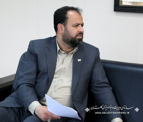 دیدار فرماندار کلاله با رئیس سازمان مدیریت و برنامه ریزی استان گلستان