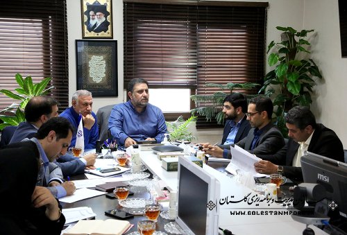 جلسه نورانی رئیس سازمان مدیریت و برنامه ریزی با مدیرکل ورزش و جوانان استان
