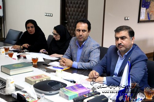 جلسه نورانی رئیس سازمان مدیریت و برنامه ریزی با برزمینی مدیرکل ورزش و جوانان استان