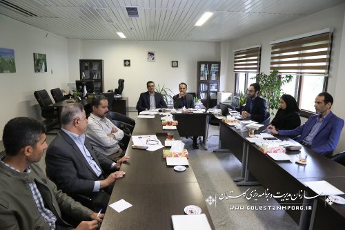 برگزاری جلسات متعدد بررسی آخرین وضعیت پروژه های اولویت دار استان گلستان