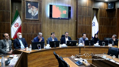 جلسه رئیس سازمان مدیریت و برنامه ریزی استان گلستان با همکاران سازمان